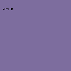 7D6D9E - Rhythm color image preview