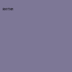 7D7796 - Rhythm color image preview