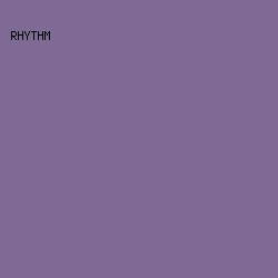 7E6A95 - Rhythm color image preview