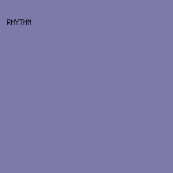 7E79A8 - Rhythm color image preview