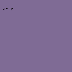 7F6B95 - Rhythm color image preview