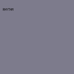 7d7b8c - Rhythm color image preview