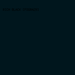 00161D - Rich Black [FOGRA29] color image preview