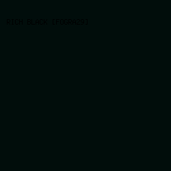 010d0b - Rich Black [FOGRA29] color image preview