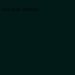011917 - Rich Black [FOGRA29] color image preview