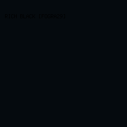 050A0E - Rich Black [FOGRA29] color image preview