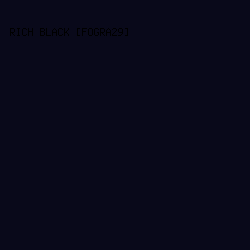 09091a - Rich Black [FOGRA29] color image preview