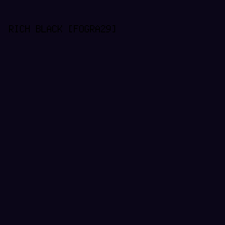 0B0618 - Rich Black [FOGRA29] color image preview