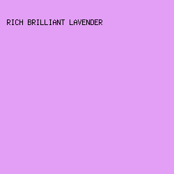 E39FF6 - Rich Brilliant Lavender color image preview