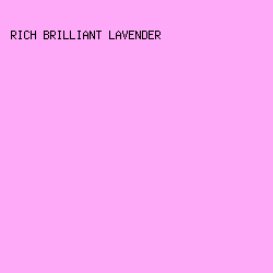FFAAF9 - Rich Brilliant Lavender color image preview