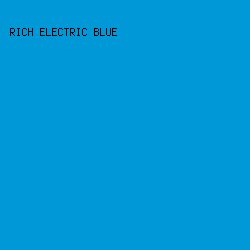0098d6 - Rich Electric Blue color image preview