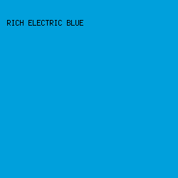 00a0dc - Rich Electric Blue color image preview