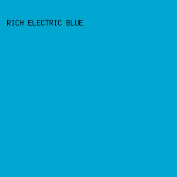 02a7d1 - Rich Electric Blue color image preview