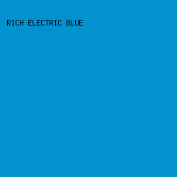 0392cf - Rich Electric Blue color image preview