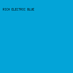 03A4D8 - Rich Electric Blue color image preview