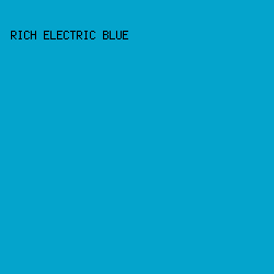 04A4CC - Rich Electric Blue color image preview