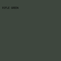 3E473E - Rifle Green color image preview