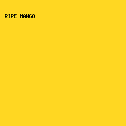 FFD722 - Ripe Mango color image preview