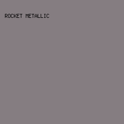 857d81 - Rocket Metallic color image preview