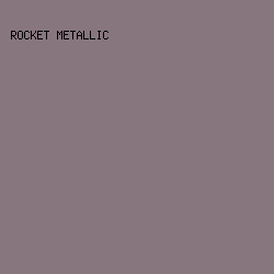 87767e - Rocket Metallic color image preview