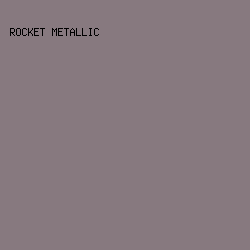 87797f - Rocket Metallic color image preview