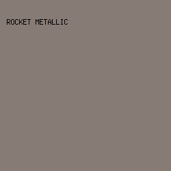 877b76 - Rocket Metallic color image preview