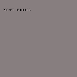 877e7f - Rocket Metallic color image preview