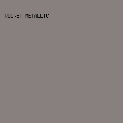 87807f - Rocket Metallic color image preview