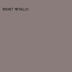 897c7a - Rocket Metallic color image preview