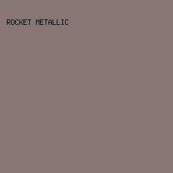 8A7575 - Rocket Metallic color image preview