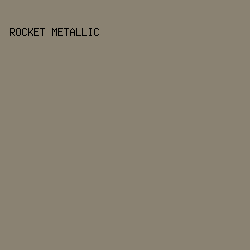 8A8272 - Rocket Metallic color image preview