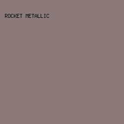 8C7979 - Rocket Metallic color image preview