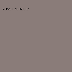 8a7c79 - Rocket Metallic color image preview