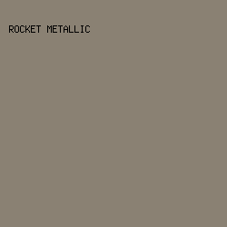 8a8173 - Rocket Metallic color image preview