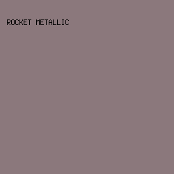 8b787c - Rocket Metallic color image preview