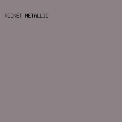8c8185 - Rocket Metallic color image preview