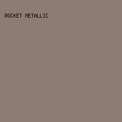 8d7c71 - Rocket Metallic color image preview
