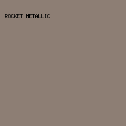 8d7e74 - Rocket Metallic color image preview