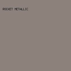 8d827b - Rocket Metallic color image preview