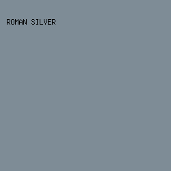7E8C96 - Roman Silver color image preview