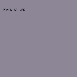 8C8697 - Roman Silver color image preview