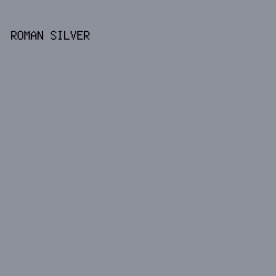 8c919c - Roman Silver color image preview