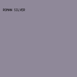 8f8899 - Roman Silver color image preview