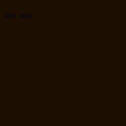 1c0f01 - Root Beer color image preview