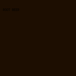 1d0e01 - Root Beer color image preview