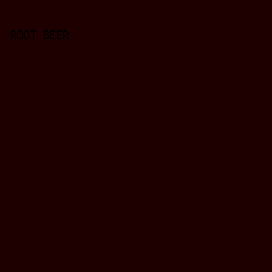 1e0000 - Root Beer color image preview
