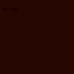 260701 - Root Beer color image preview