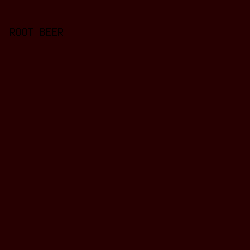 270001 - Root Beer color image preview