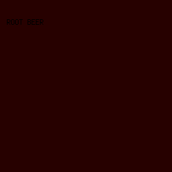 270100 - Root Beer color image preview