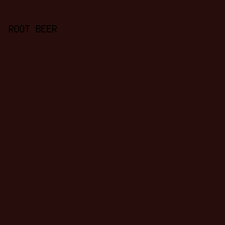 270D0B - Root Beer color image preview